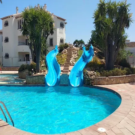 Апартаменты Apartamento Con Terraza, Piscina Y Cerca De Playa Дения
