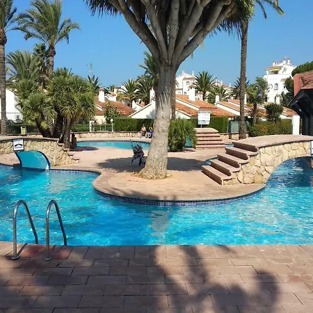 Апартаменты Apartamento Con Terraza, Piscina Y Cerca De Playa